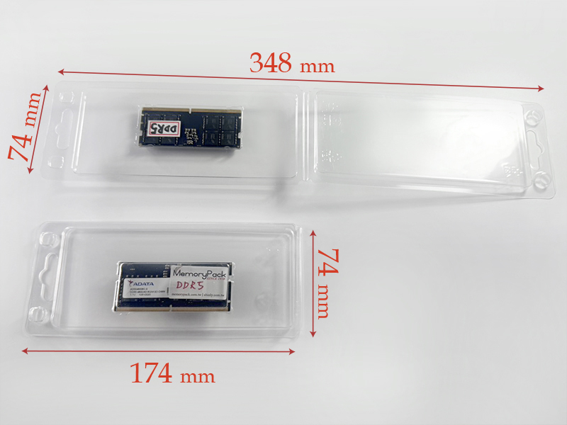 sodimm memory ddr ram plastic box clamshell packaging mpk1774